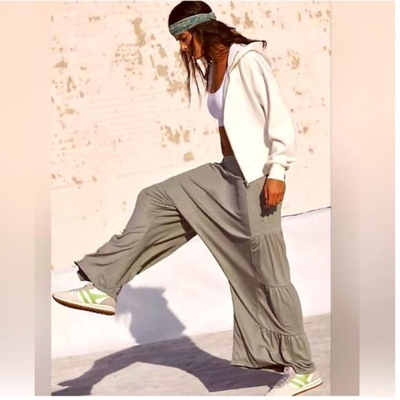 Free People Stay Low Harem Pants S - Picture 5 of 11